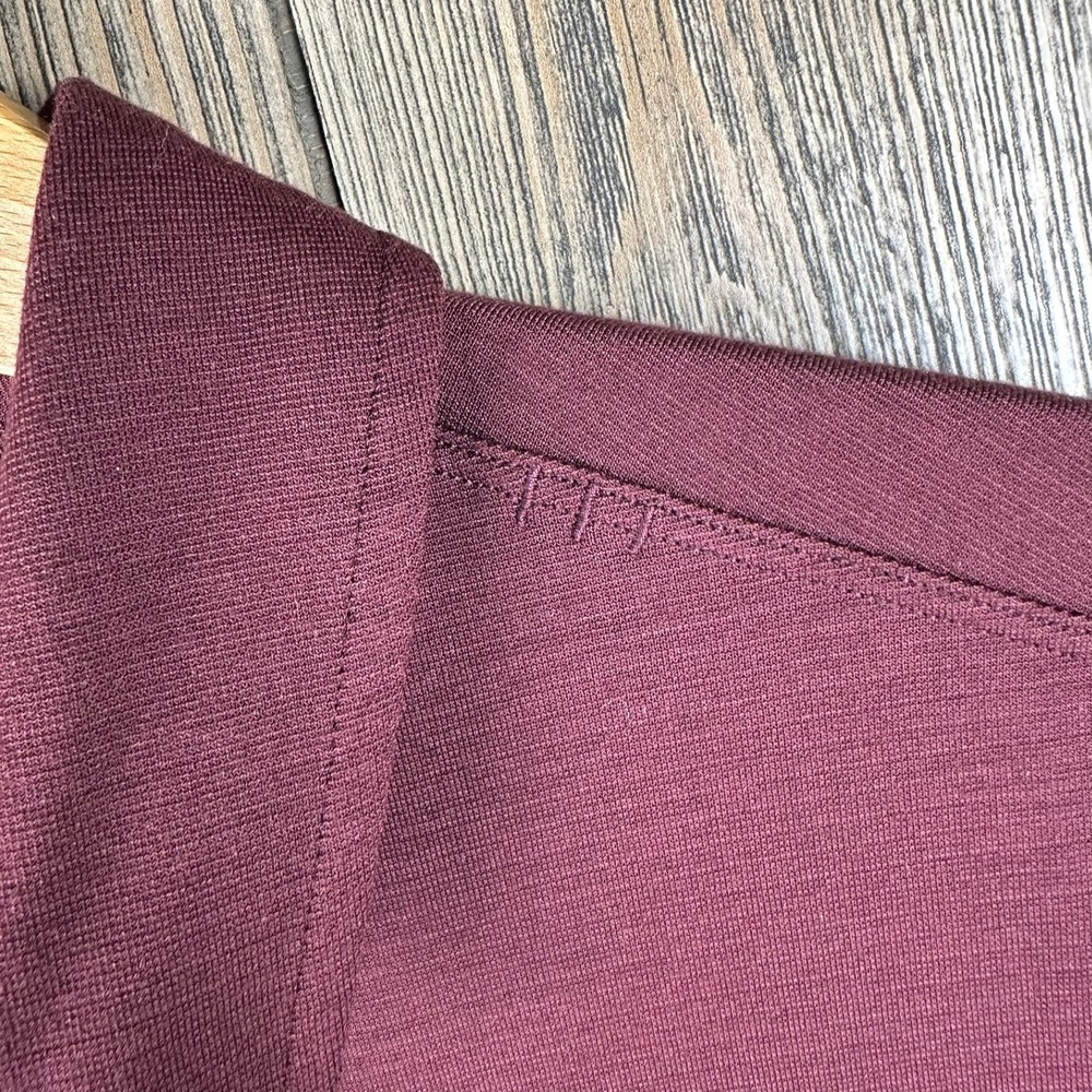 Lululemon Evolution Polo Shirt Short Sleeve Athletic Burgundy Men Size Small - Picture 4 of 6